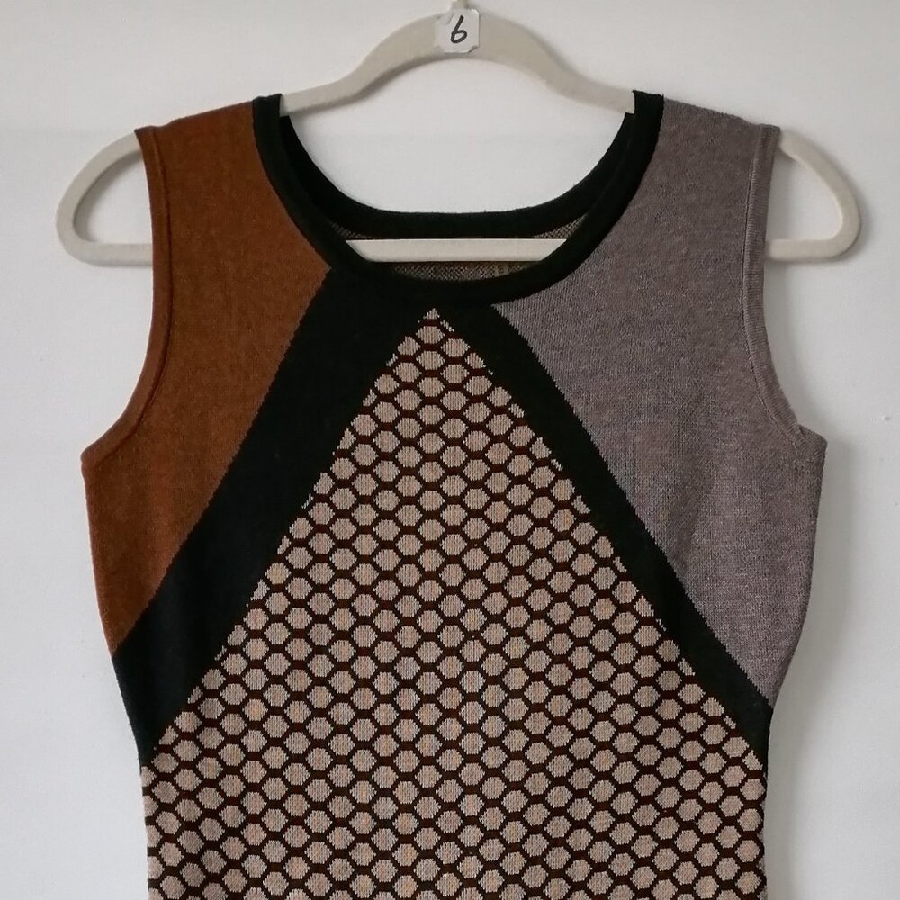 Thml Women's Multicolor Mixed Pattern Sleeveless … - image 2